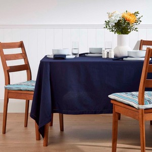 Navy / 70x120 in Plain Cotton Tablecloth shot 9902807