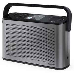SHARP DR-P540(GY) OSAKA Stereo Portable Digital Radio - Grey