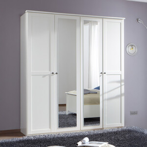 Chalet White 4 Door Wardrobe