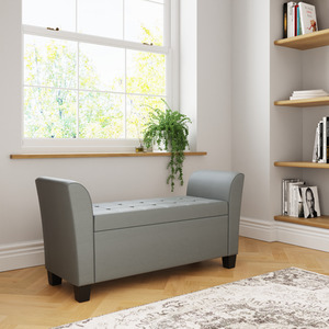 Grey PU Verona Window Seat shot 10189779