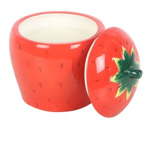 Strawberry Delight Candle Jar For Sweet Home Decor