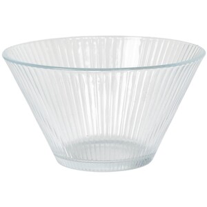 Ribbed Dessert Glass Bowl