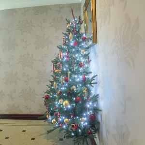 The Woodland Pine Half Tree With Hinged Branches