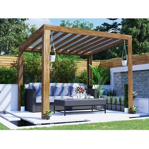 Dunster House Wooden Pergola with Roof