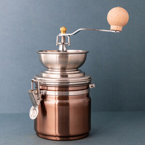 La Cafetire Copper-Effect Traditional Coffee Grinder