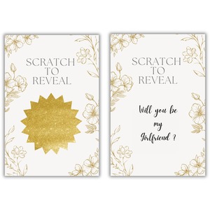 2 Pack Will you be my Girlfriend  A6 cards