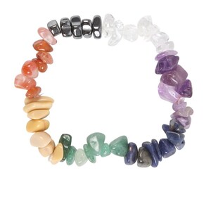 Chakra Crystal Chip Bracelet Set In Display Box