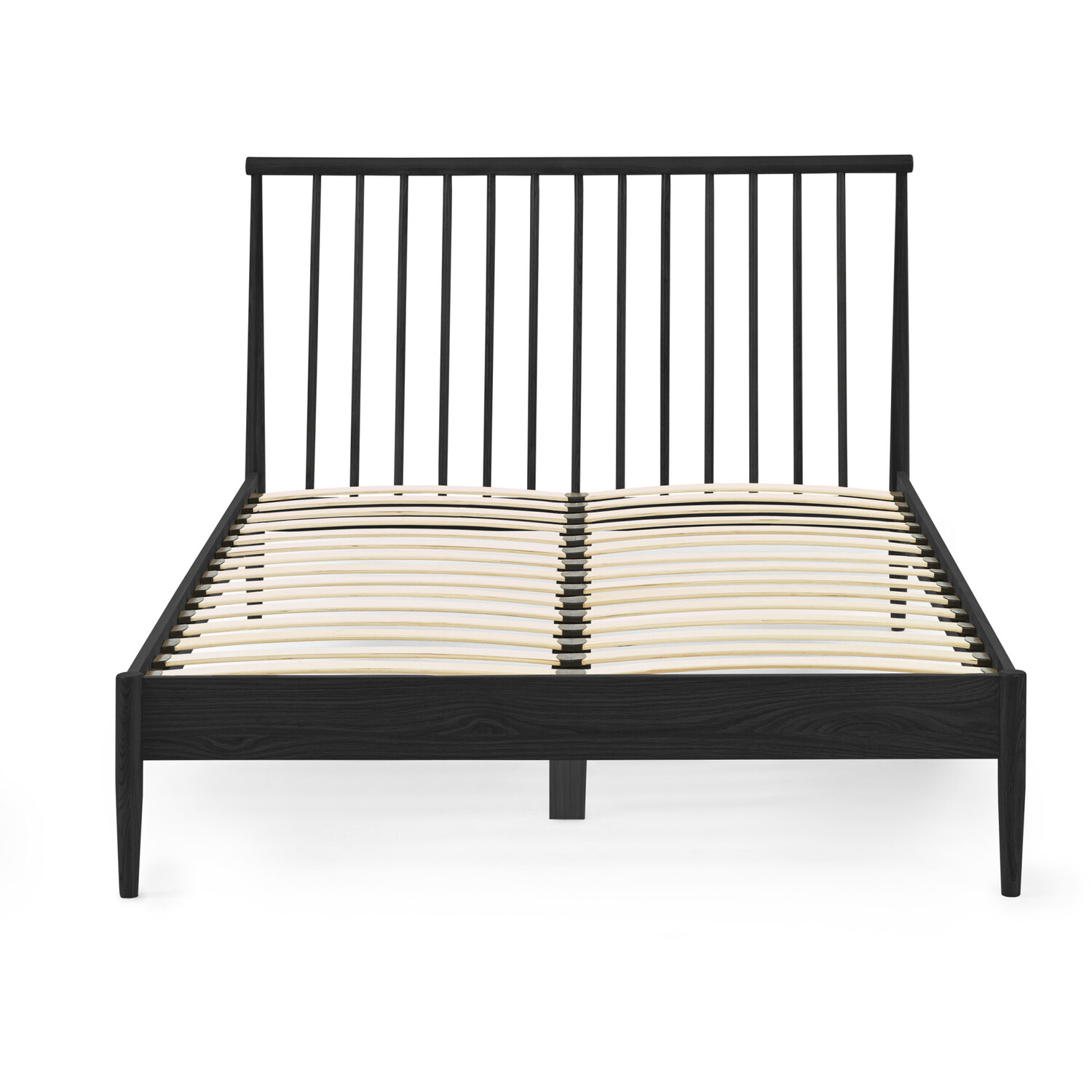 Belton Black Bed Frame - Black Oak Effect