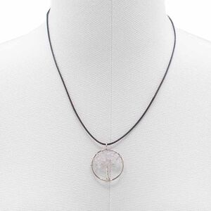 Tree of Life Pendant Rock Crystal