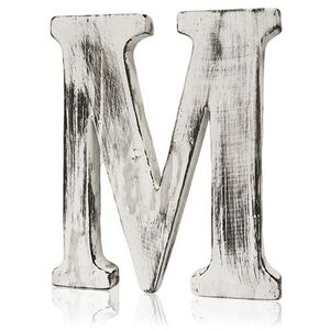 Handcrafted Shabby Chic Alphabet Letter M