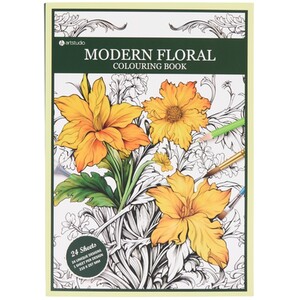 Modern Floral Colouring Book