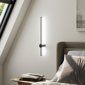 Modern Rotatable LED Straight Wall Light