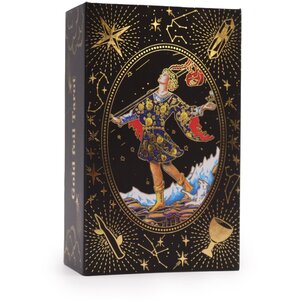 Gold Foil Tarot Deck Guidebook in Elegant Gift Box
