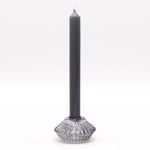 Midnight Grey Flower Flip Candle Tealight Holder Stylish Durable Decor