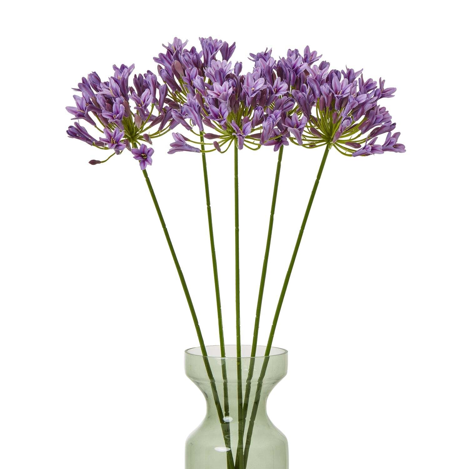 Wyld Haus Lilac Artificial Agapanthus Sprays - Set of 3 - Lilac