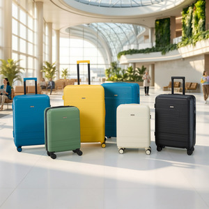 Hard Shell Suitcase Set 3 Piece with TSA Lock  Double Spinner Wheels