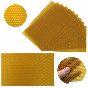 Actiasbee National Beehive Wired Brood Wax Foundation x 10pcs
