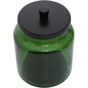 Allegra Kiara Green Glass Bathroom Jar