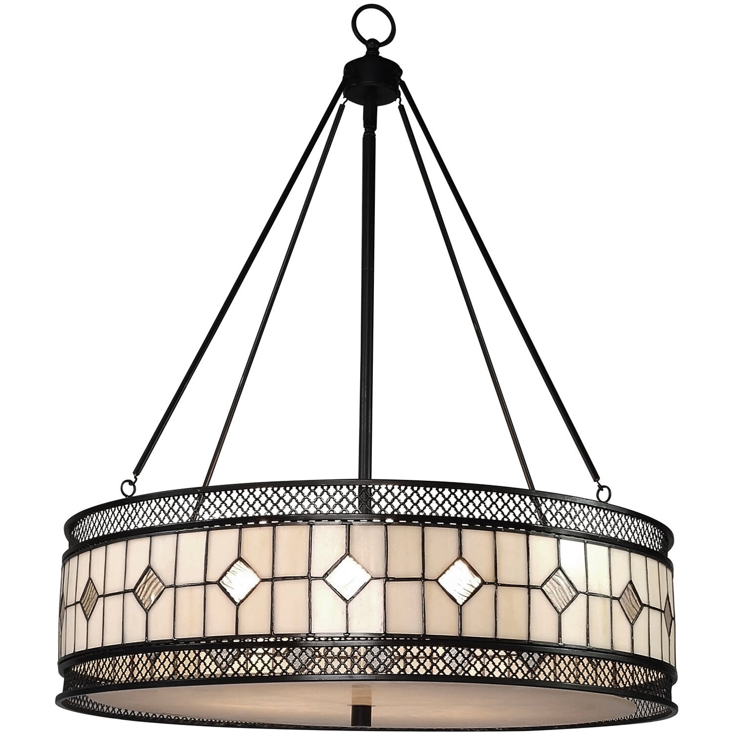 Waldorf Diamond Deco Pendant Light - Neutral