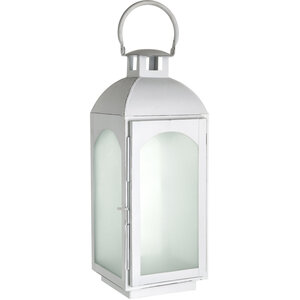 Farol White Wash Small Lantern