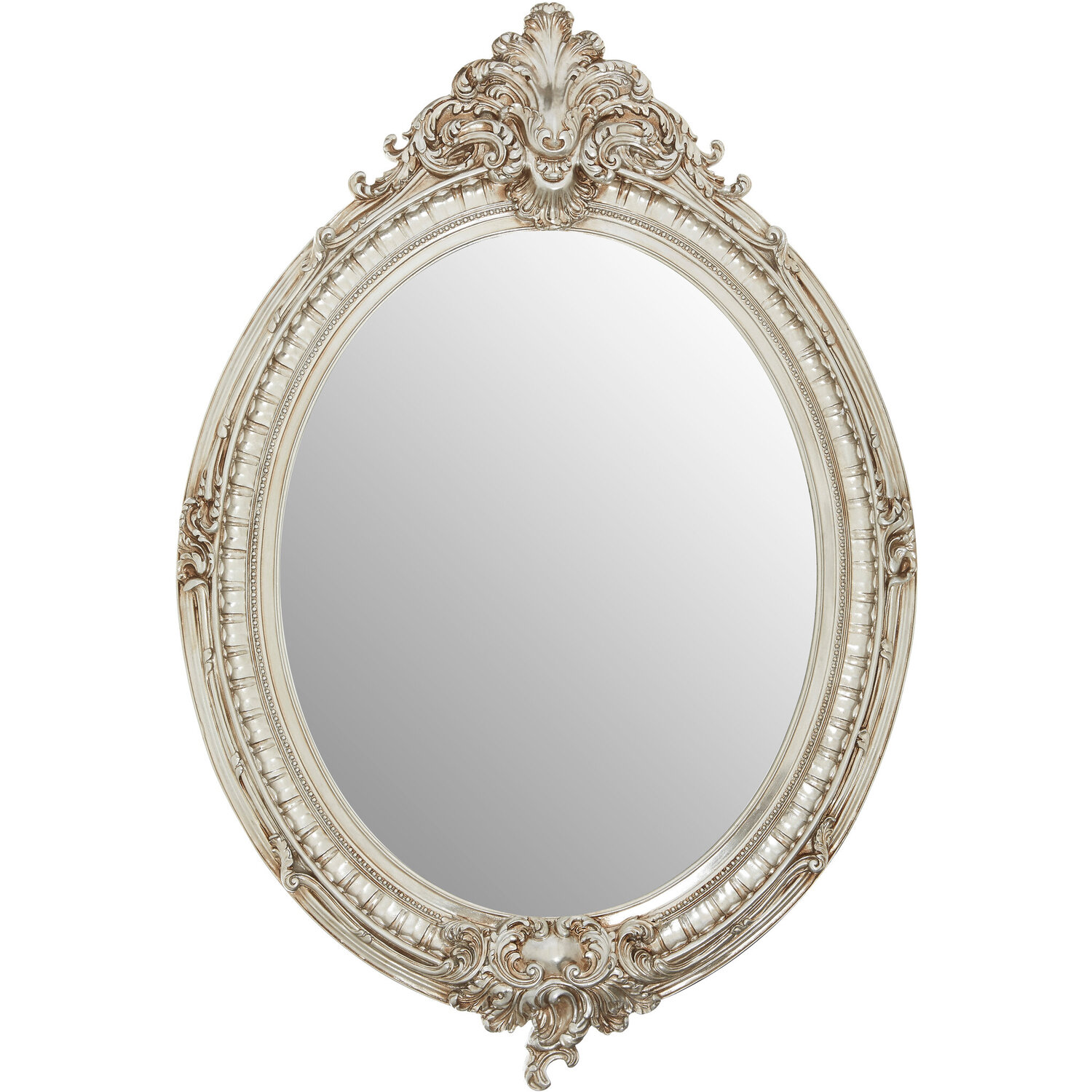 Gladys Fossil Grey Wall Mirror - Gold