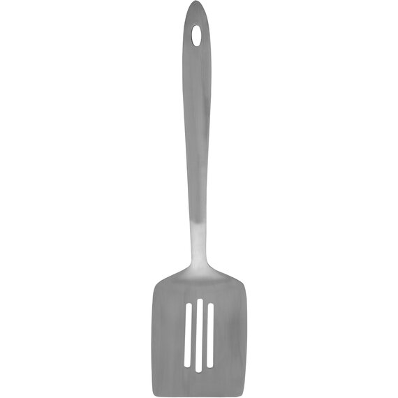 Interiors By Premier Chrome Kitchen Tool Set with Natural Wood Stand,7-Piece Essential Gadgets