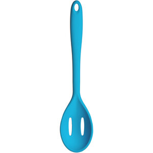 Zing Blue Silicone Slotted Spoon