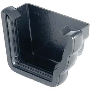FloPlast Niagara Cast Iron Effect External Stopend Right Hand - 68mm, 65mm - REN2 - Guttering Access