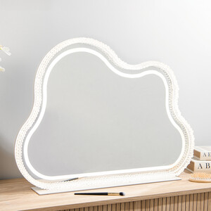 Cloud Shaped LED Desktop Vanity Mirror