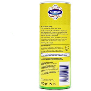 Neutradol Bin Freshener Odour Destroyer Kitchen Food Waste Bin Citrus Fresh 350g