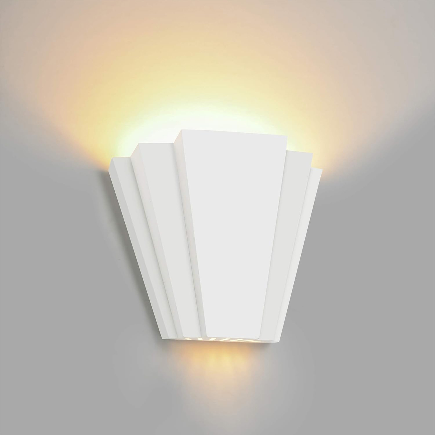 Image of Ceramic Wall Light - White /&hellip;