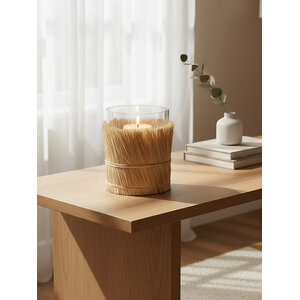 Kuta Natural Large Candle Holder