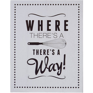 Pun and Games Where There's A Whisk Wall Plaque