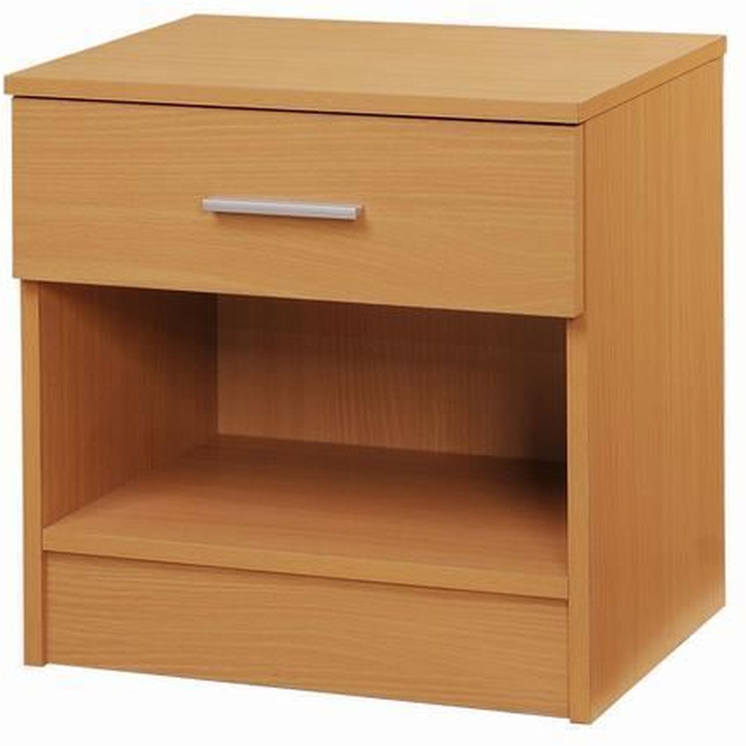 Rio Costa 1 Drawer Bedside Table - Beech
