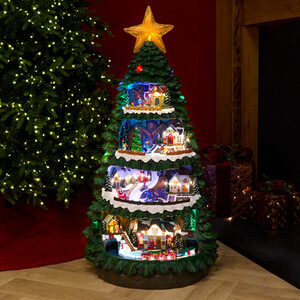 XL Christmas Tree Town Model