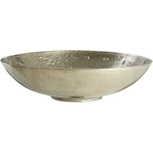 Hempstead Large Nickel Finish Bowl