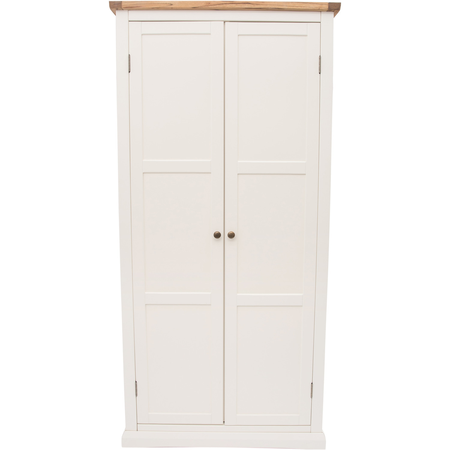 Cabinet Bits Cosenza 2 Door Wardrobe - White