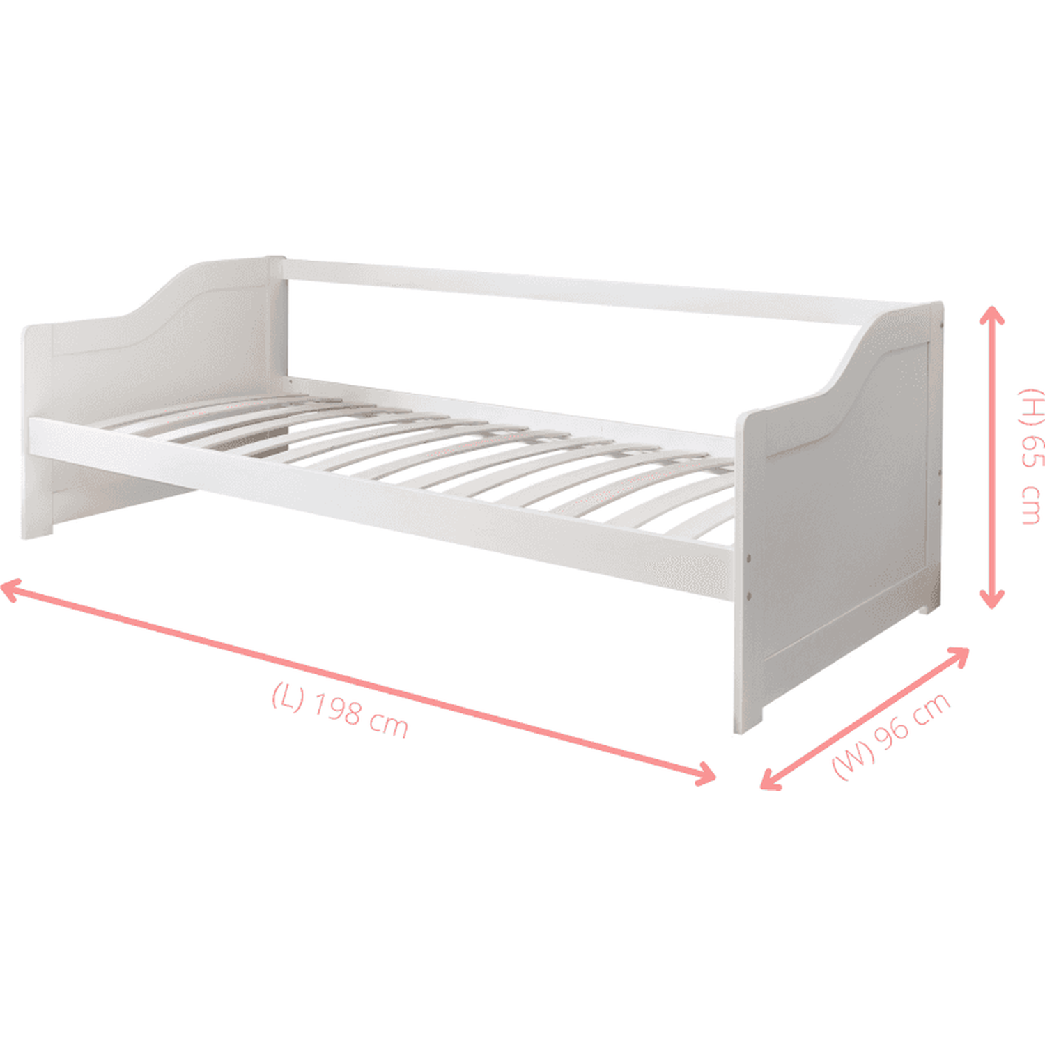 Hove Day Bed Frame - Silk Grey