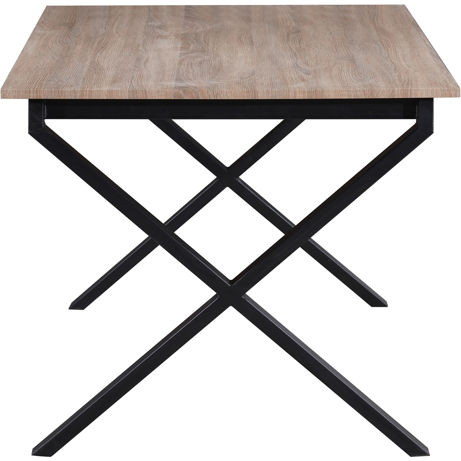 Ipswich Dining Table 160x90 Oakblack - Black Oak