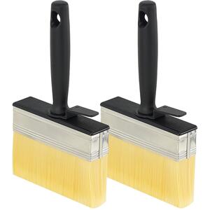 Versatile Decking Brush with Natural Bristles For Fence Painting