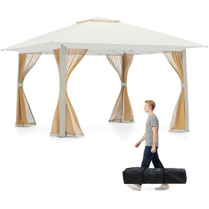 Pop Up Gazebo Mesh Canopy Tent