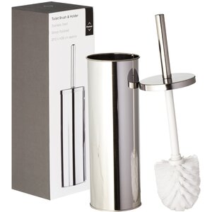 Indy Stainless Steel Toilet Brush with Holder