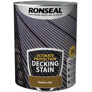 Ronseal Ultimate Protection Decking Stain Medium Oak 5 litre