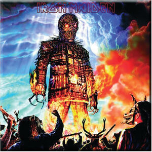 Iron Maiden Wicker Man Fridge Magnet