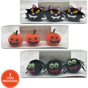 Pack of 3 Halloween Mini Characters