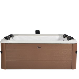 Mspa Frame Amber Aero Plus Square Hot Tub Jet and Bubble 6 Bathers Spa