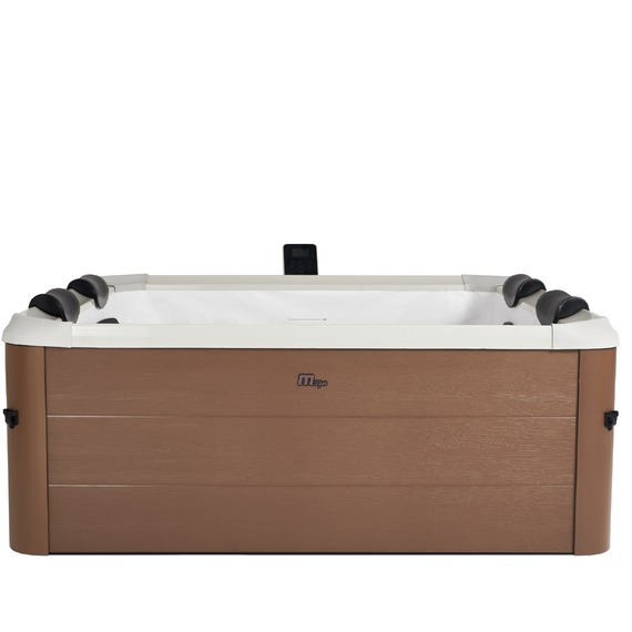 Mspa Frame Amber Aero Plus Square Hot Tub Jet and Bubble 6 Bathers Spa