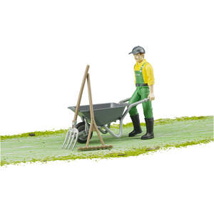 Bruder bworld Farmer Detailed Vehicle & Playset Model
