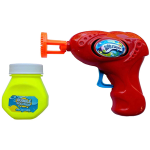 Bubble Gun Zapper With Refillable Solution