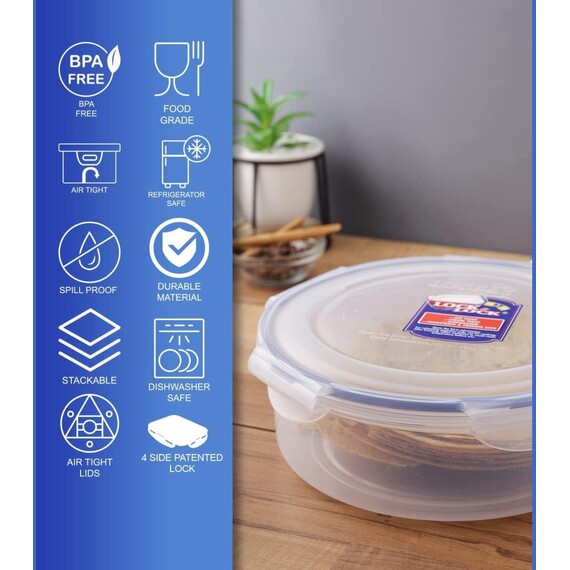 LocknLock Round Food Storage Container 2.5L